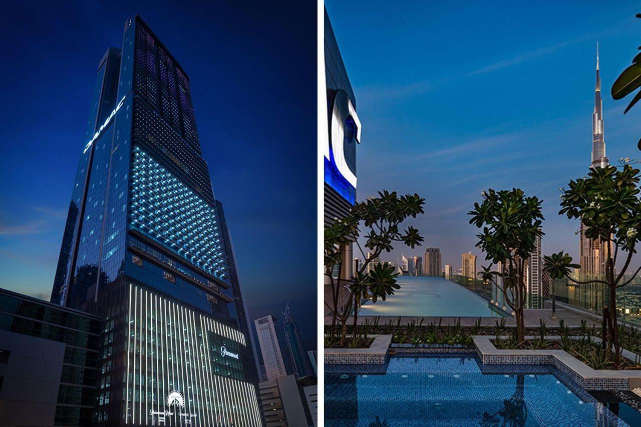 Paramount Midtown -Stunning 2 Bedroom Apt With Burj-Khalifa View Dubái Exterior foto
